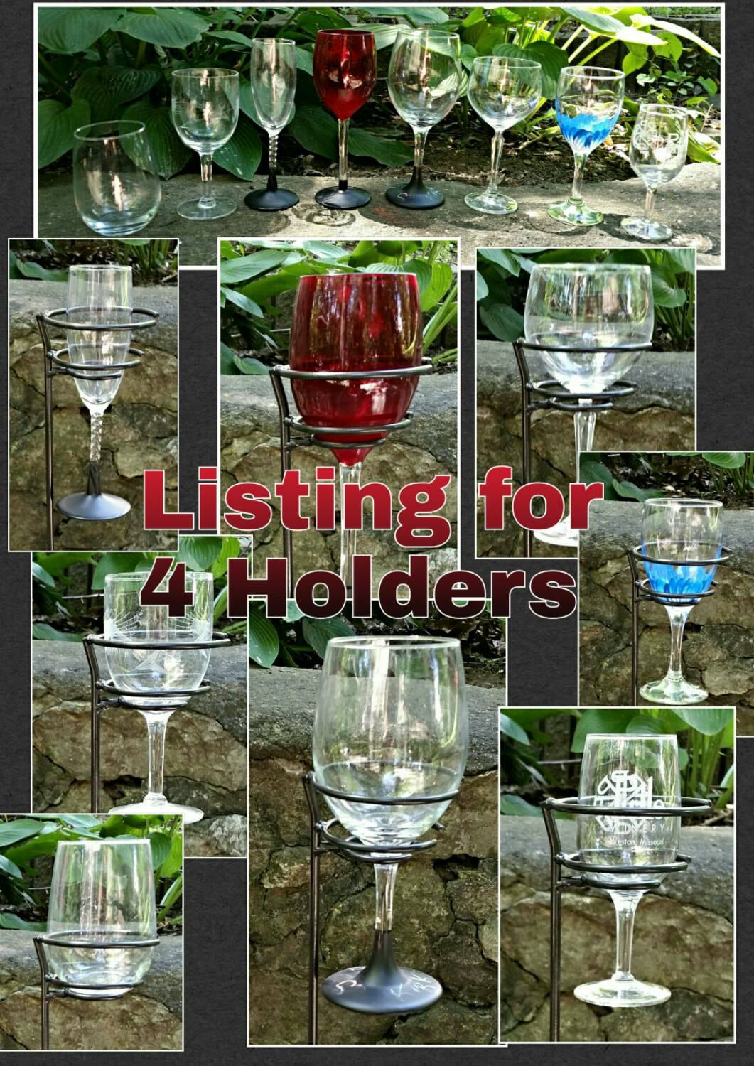 STEMLESS/Universal Wine Glass4 Outdoor Wine glasses Etsy