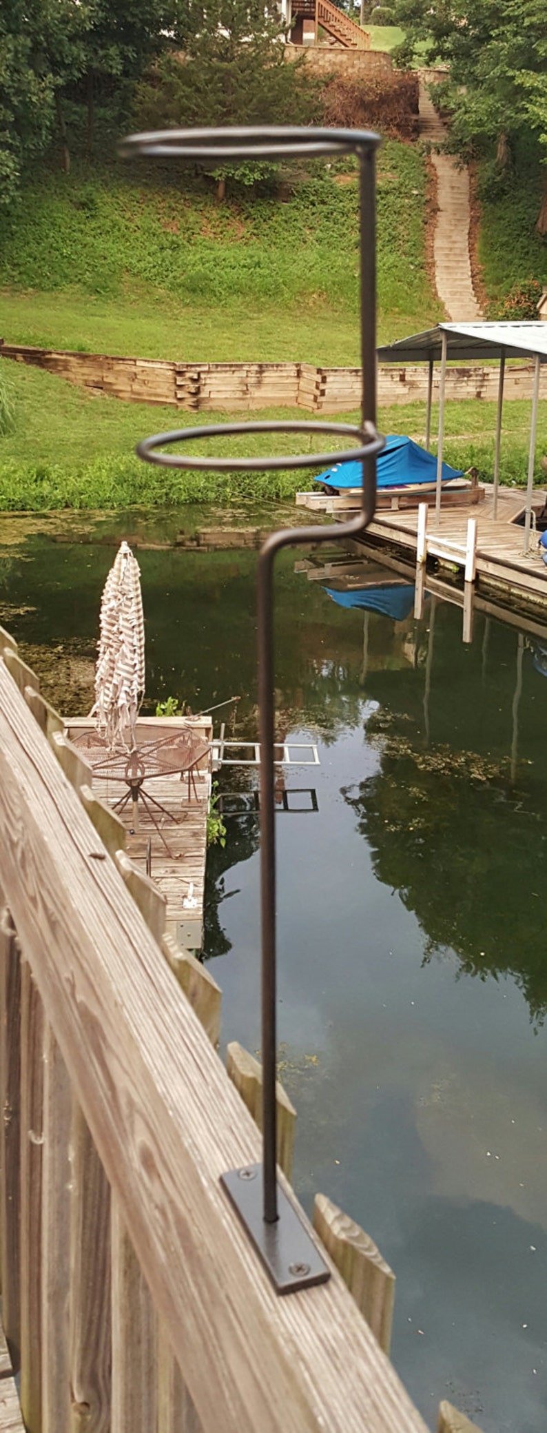 Tiki Torch Holders For Decks / Wine Bottle Tiki TorchTop Deck Syle