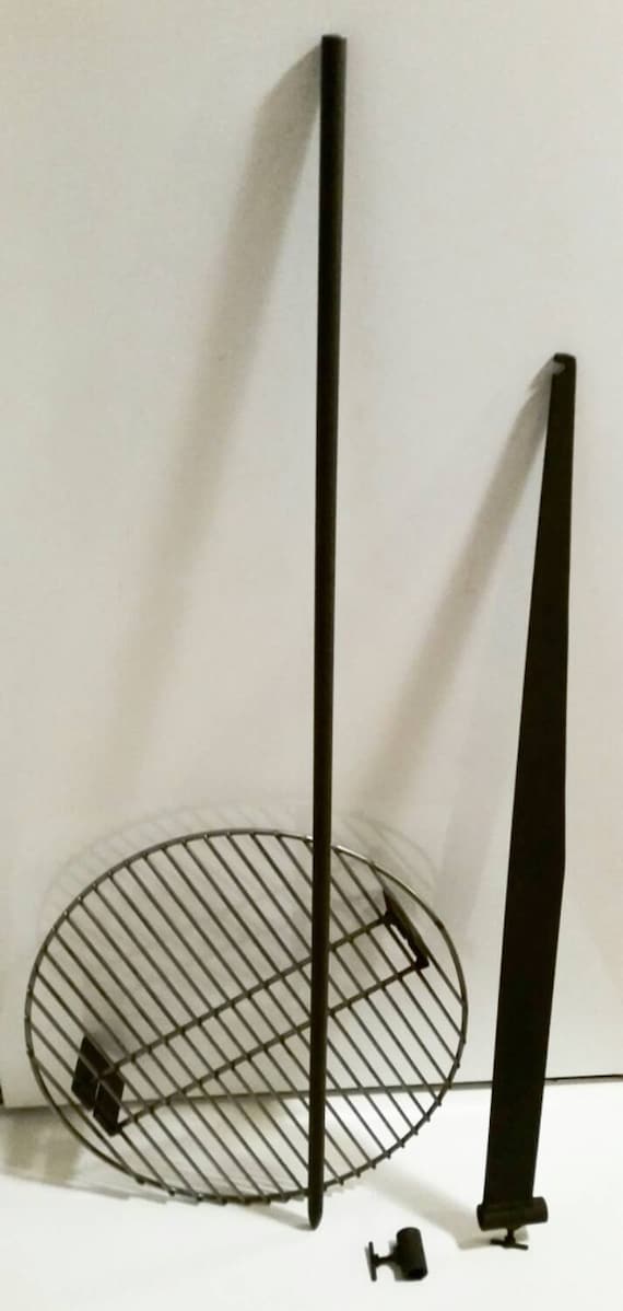 Heavy Duty Firepit Swing Grill Set Blacksmith Made 2 Etsy