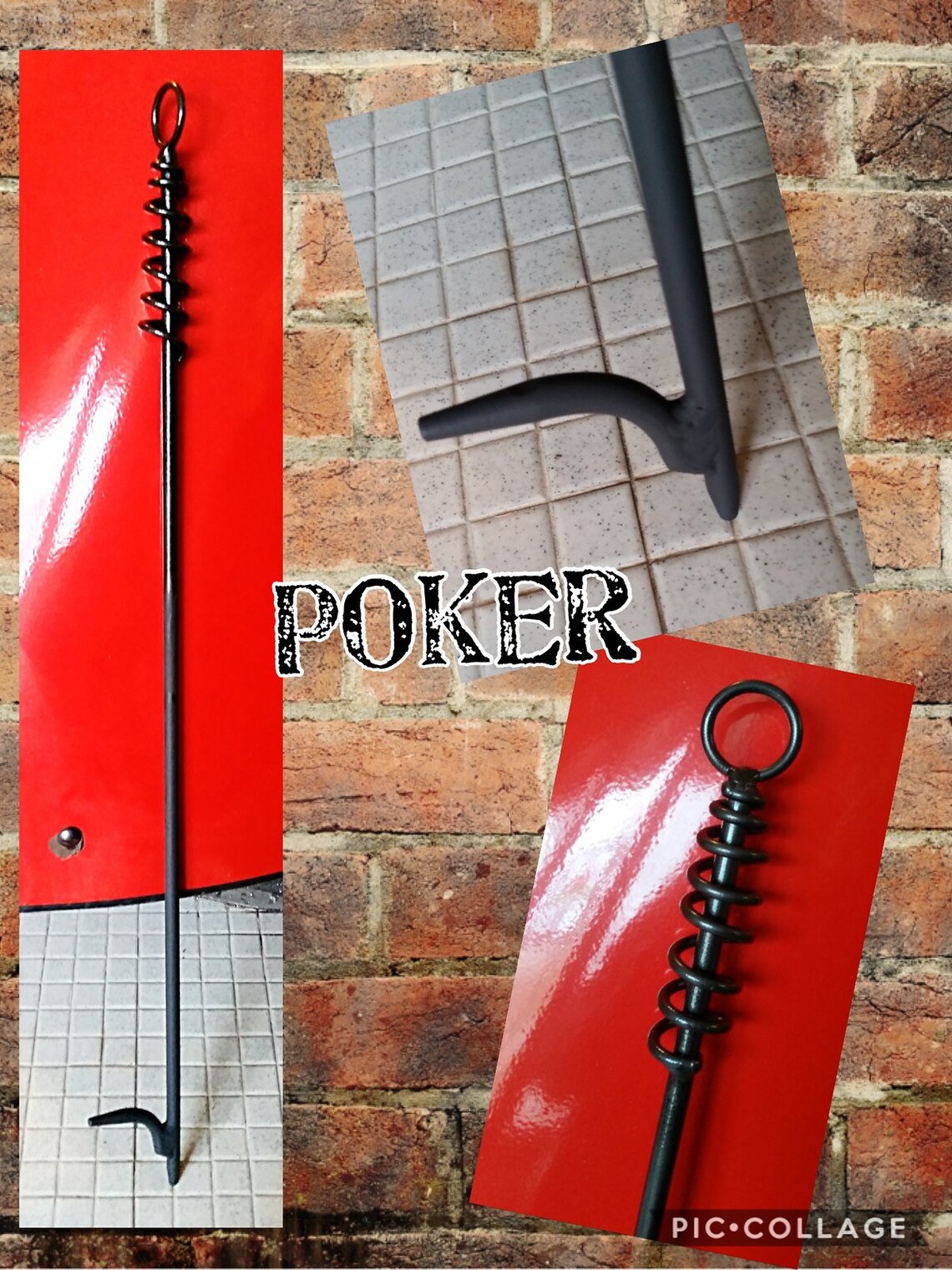 Outdoor Fire Pit Set27 or 36 Tongs Poker 2Hook Etsy