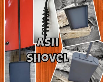 Fireplace / Box Stove Ash Shovel, Made by Blacksmith, Camping, Fire Pit Accessory,**Free Shipping**