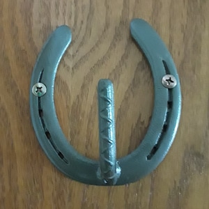 Horseshoe Hook, Horseshoe Rack, Horseshoe Hanger, Horseshoe Tack Hook, made by Blacksmith**Free Shipping**