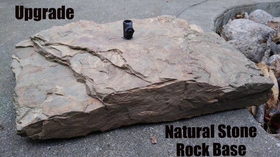 Fireplace Box Stove Stand Natural Rock Base Upgrade Etsy