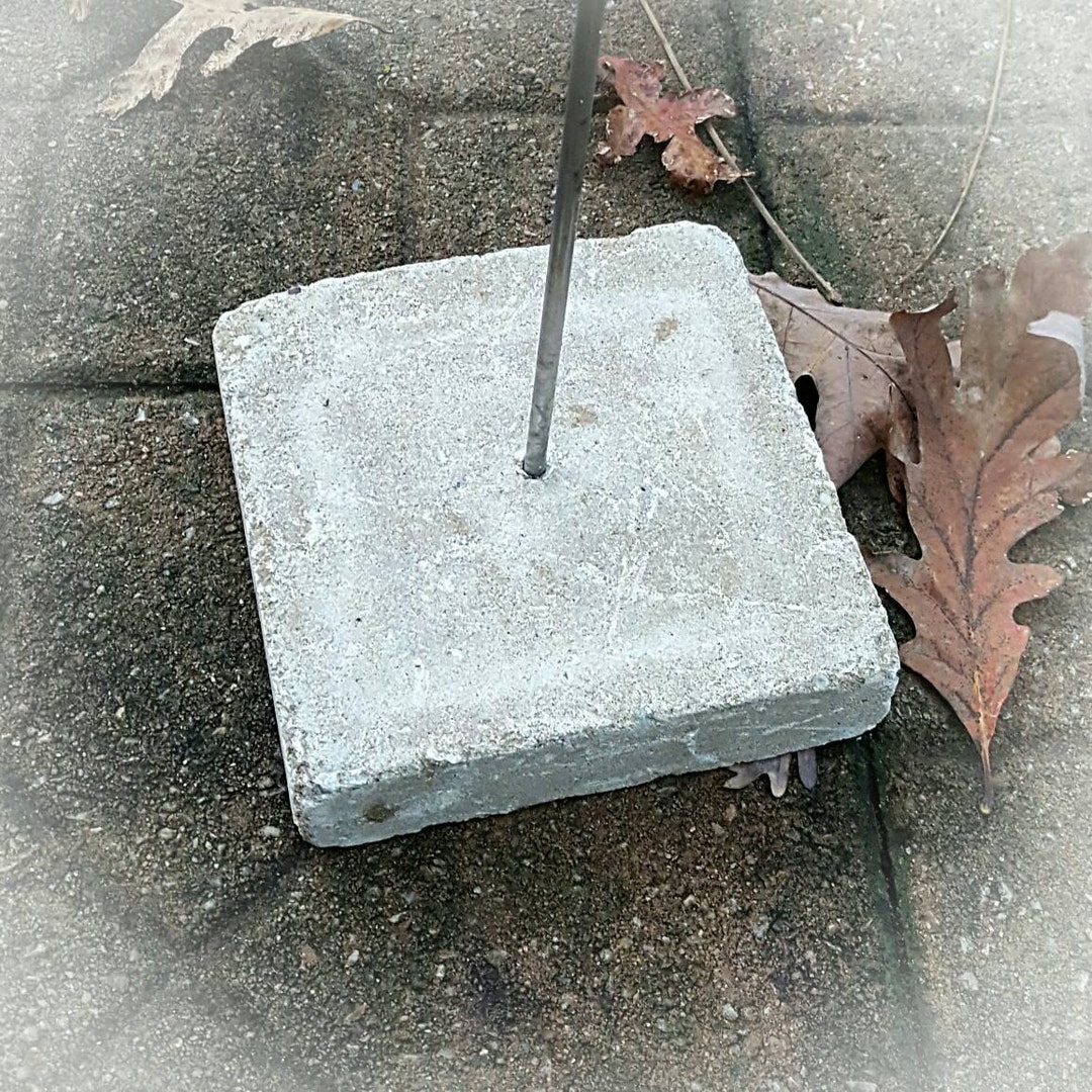 STONE PATIO BASE free Shipping for Outdoor Wineglass or Wine Etsy