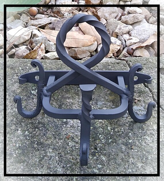 Wall Mounted Implement Hanger Fireplace Tools Camping Fire Etsy