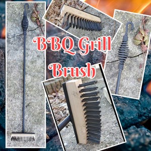 Deluxe BBQ Grill Implement-Grill Brush, Custom Length 18-26&quot;**Free Shipping**