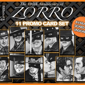 Jeu de cartes promo Zorro