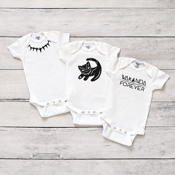black panther onesies