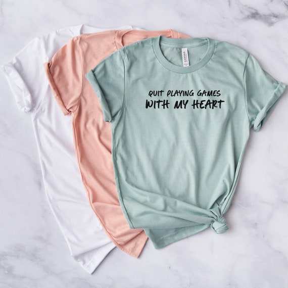 Quit Playing Games With My Heart Backstreet Boys Shirt Bsb Etsy