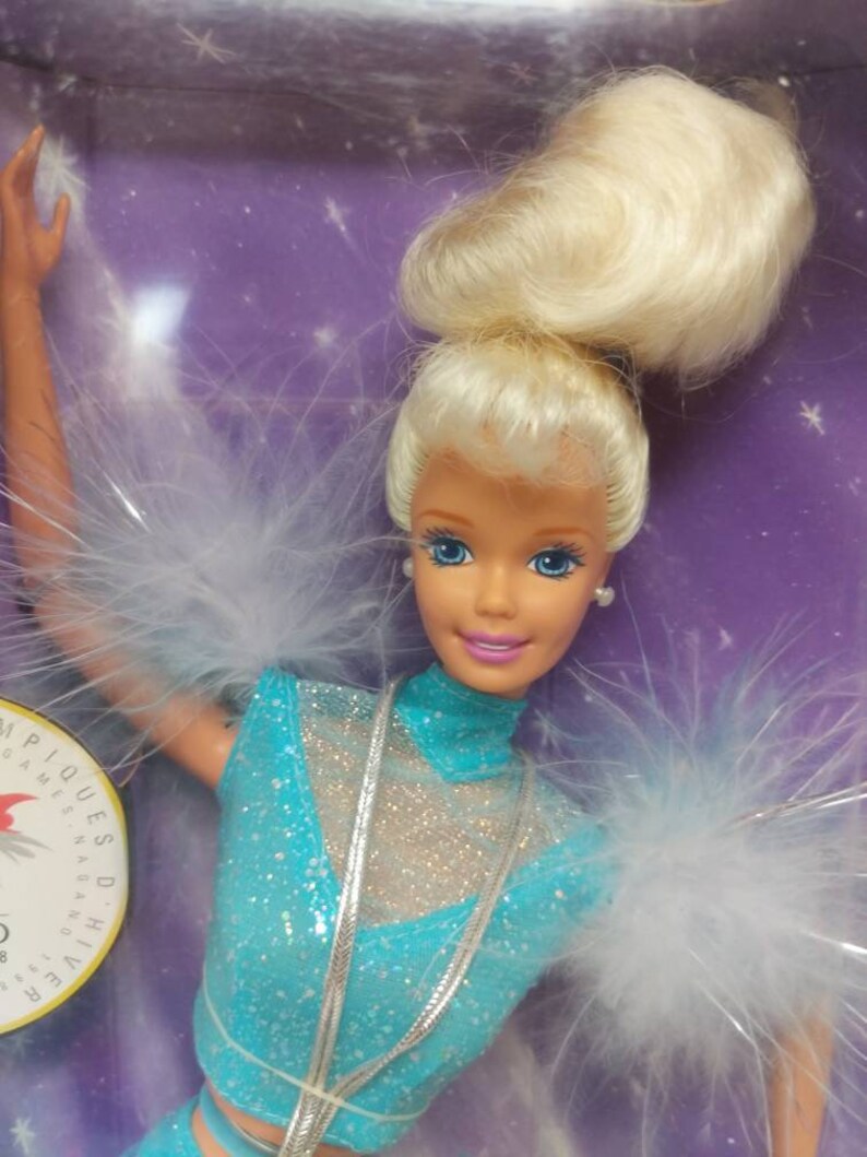 Olympic Skater Barbie in box | Etsy