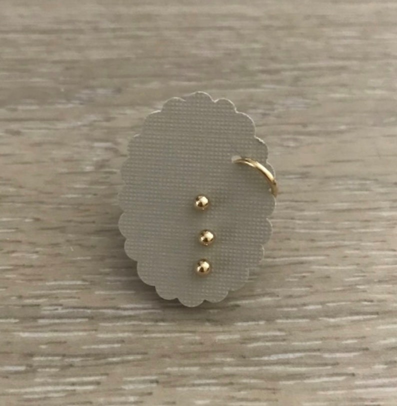14k Gold Filled Studs Gold Filled Earring Set of 4 Simple Etsy