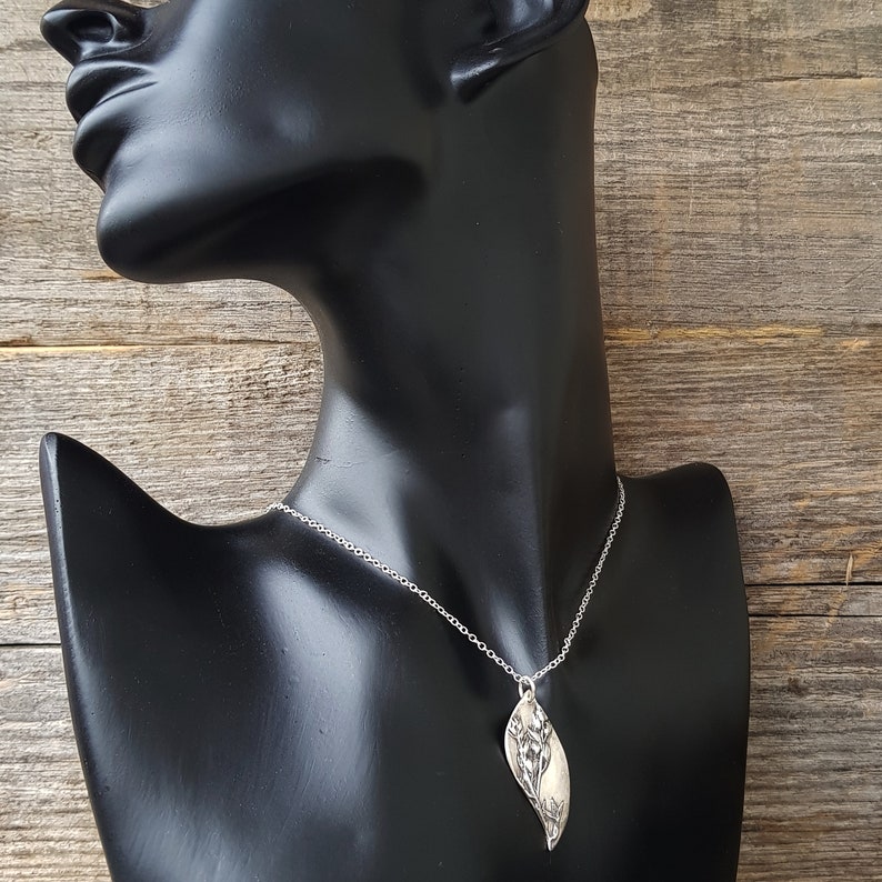 Unique Jewelry Birthday Gift for Women Wildflower Charm Pendant Sterling Silver Pendant Necklace Necklace for Women Wildflower Necklace