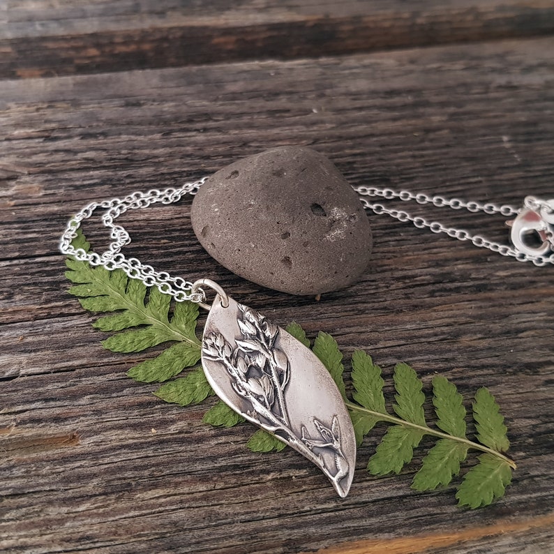 Unique Jewelry Birthday Gift for Women Wildflower Charm Pendant Sterling Silver Pendant Necklace Necklace for Women Wildflower Necklace