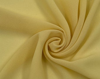 Yellow Special Chelsea Wool Dobby Chiffon Fabric By theYard Style 502