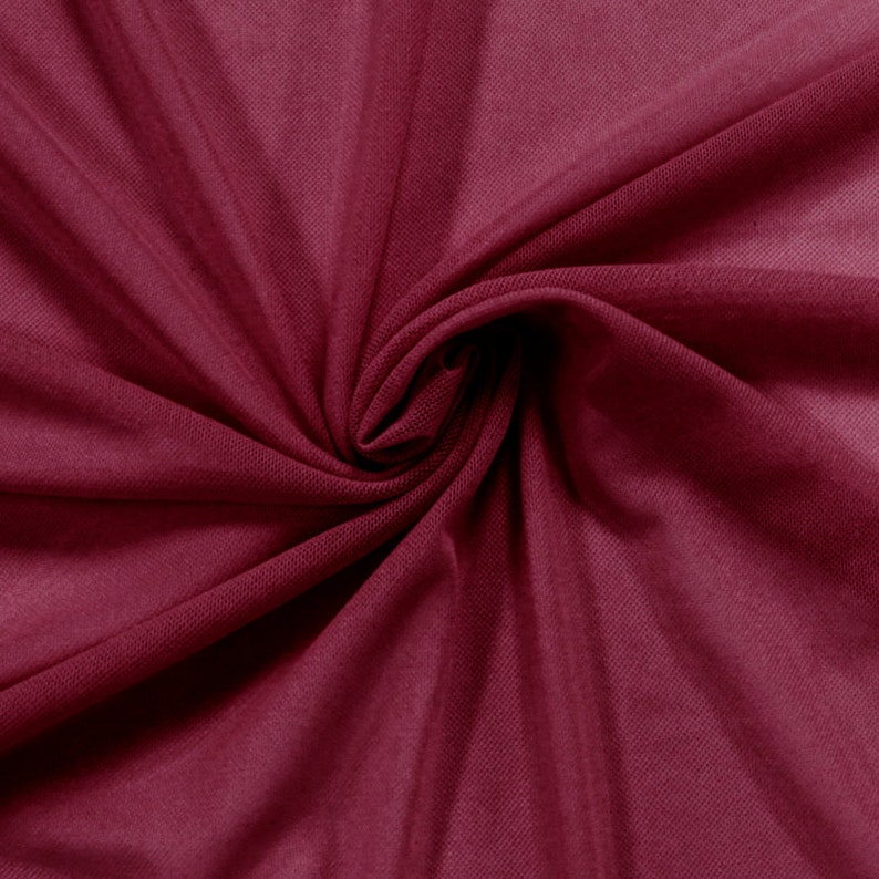 Fuschia Nylon Power Mesh Fabric by the Yard Soft Sheer Drape | Etsy