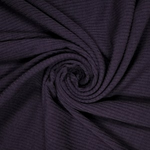 Soft 4x2 Rib Knit Fabric by the Yard – Solid Color | Stretchy, Textured Knit for Tops, Dresses, Loungewear – Style 774