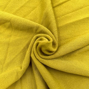 60&quot; Wide Crepe Viscose Spandex Yard, 220 GSM-Soft 2-Way Stretch Fabric for Dresses, Blouses, Skirts, Pants, & DIY Sewing Projects. Style 550