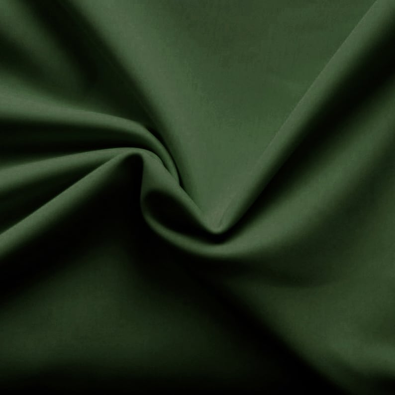Forest Green Matte Tricot Knit Fabric for Swimwear Activewear Etsy