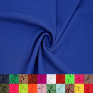 59&quot; Scuba Crepe Techno Polyester Spandex Stretch Fabric 230gsm by the Yard (SKU-702).