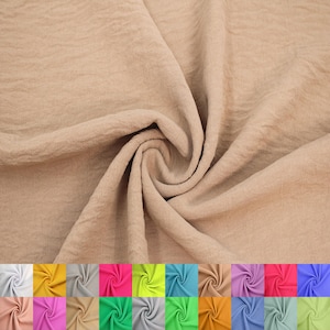 Solid Color Air Flow Polyester Fabric by the Yard – 59&quot; Wide | Lightweight 160 GSM | Style #744