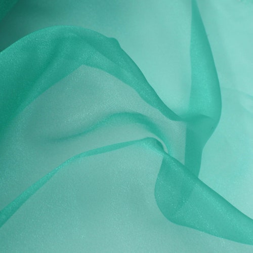 Iridescent Organza Fabric 60 Wide.. Sheer Jade 390 .. | Etsy