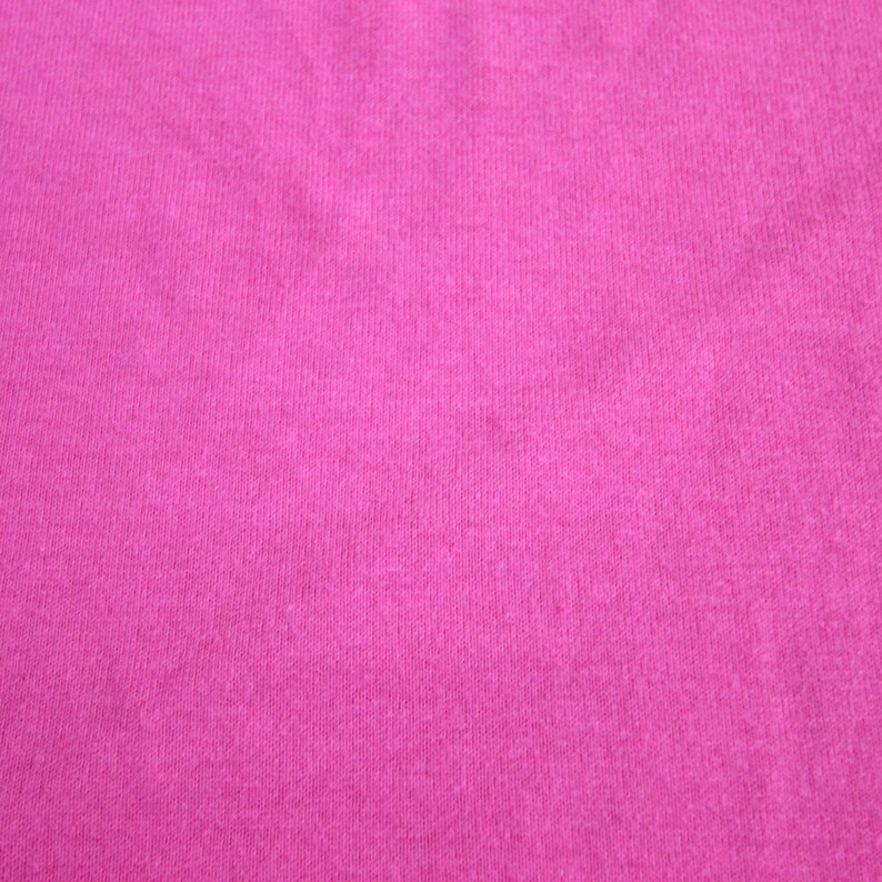 Hot Pink Stretch Jersey With Merinolike Wool Brush Hacci Etsy