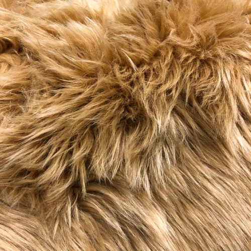 Eden RUST Shaggy Long Pile Soft Faux Fur Fabric for Fursuit | Etsy