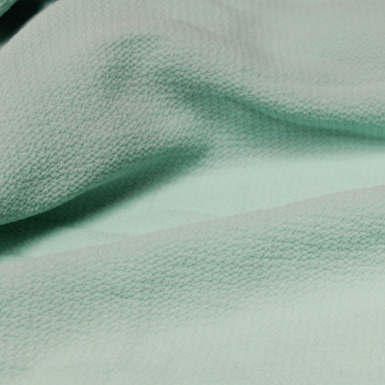 Green Mint Light Bubble Crepe Chiffon Fabric Textured Chiffon - Etsy