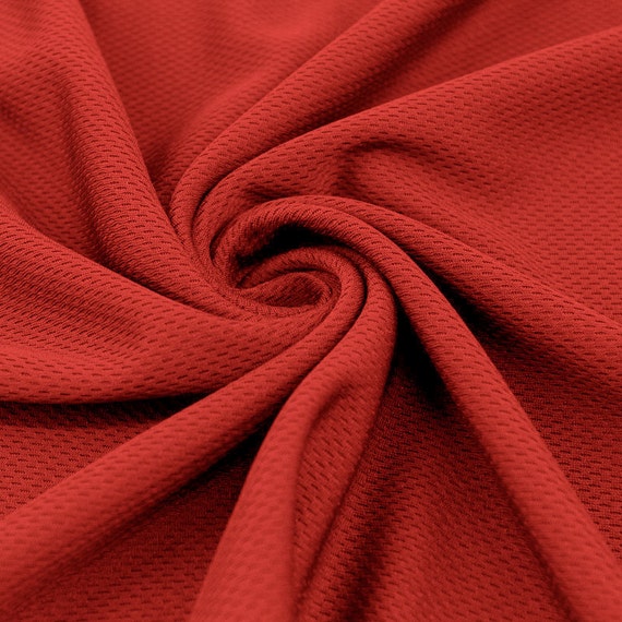 Red Heavyweight Athletic Wear Dimple Mesh Fabric Sportswear - Etsy Canada