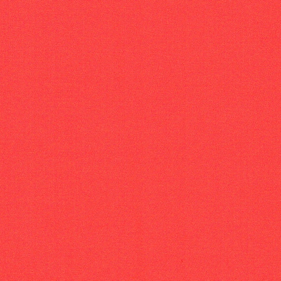 Coral Neon Knit Fabric by the Yard Coral Neon Solid Techno Fabric