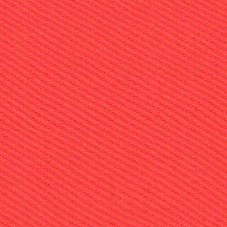 Coral Neon Knit Fabric by the Yard Coral Neon Solid Techno Fabric Coral