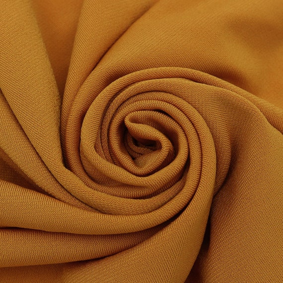 Mustard Gold 60 ITY Heavy Stretch Jersey Knit Fabric by the Yard Style 460  