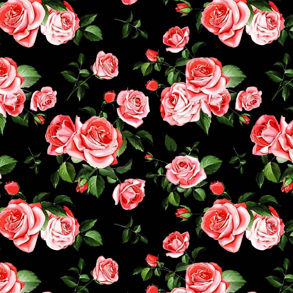Peach Roses Design 100% Cotton Quilting Fabric by the Yard - Etsy