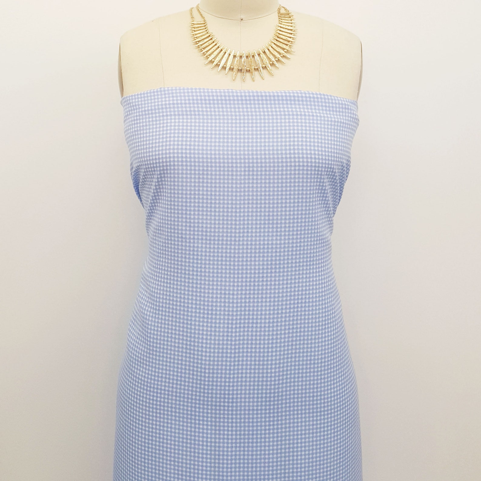 Baby Blue off White Checkered Pattern Printed on 100 Etsy