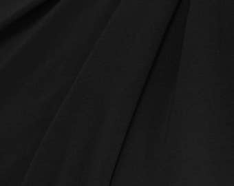 Black 60" ITY Heavy Stretch Jersey Knit Fabric by the Yard - Style 460