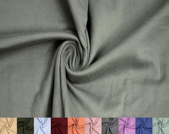 59&quot; Wide DTY Double-Sided Brushed Fabric by the Yard -180 GSM, Lightweight, Stretchy & Breathable for Apparel, Activewear. Style 668