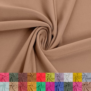 59&quot; Scuba Crepe Techno Polyester Spandex Stretch Fabric 230gsm by the Yard (SKU-702).