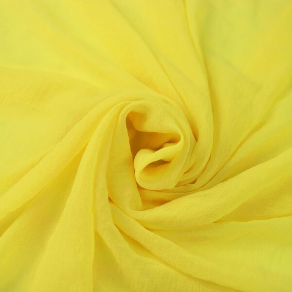 Ansol Solid Chiffon Top Light Yellow main image 0
