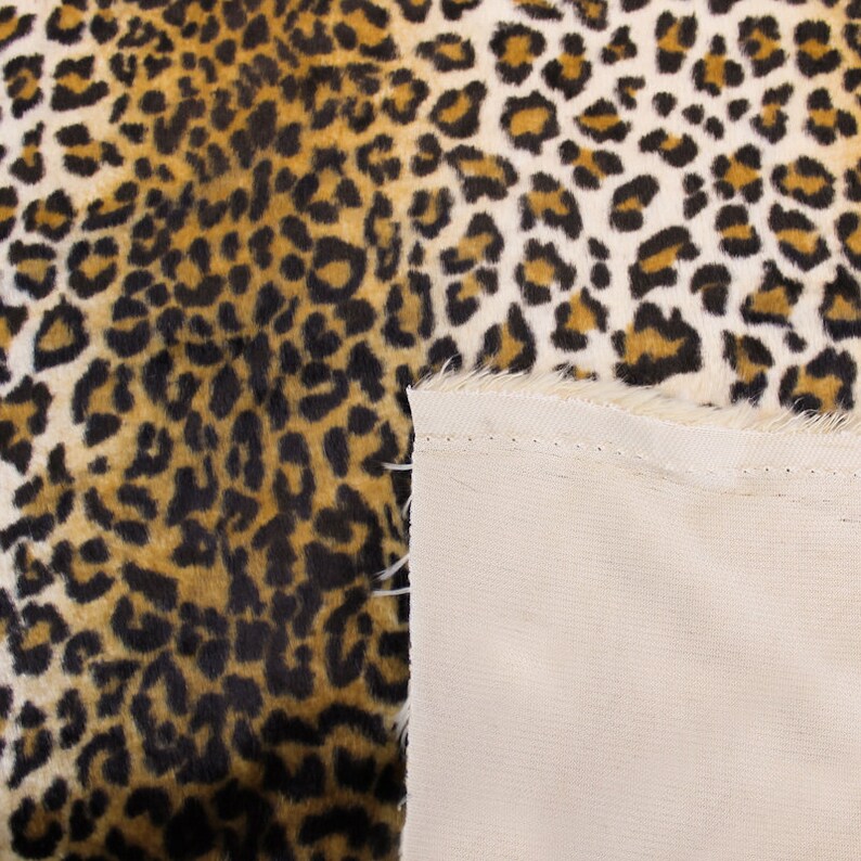 Amur Leopard Soft Lux Fur Fabric by the Yard for Costume - Etsy