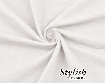 white knit fabric