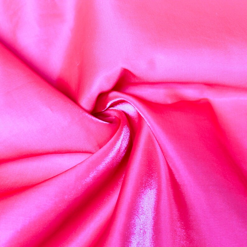 Neon Pink Sparkle Satin Fabric by the Yard Style 2908 Etsy