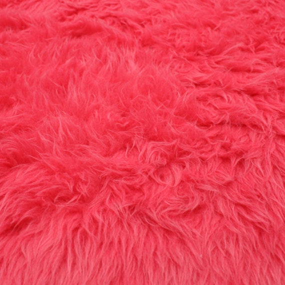 Long Pile Faux Fur Fabric Luxury Leopard Jacquard Two-colors