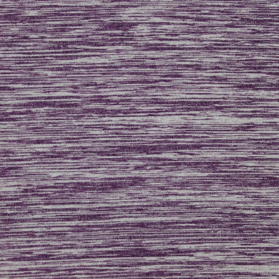 Plum Space Dye Poly Spandex Performance Knit Fabric for Athletic Wear,  Performance Wear Fabric by the Yard Style 675 