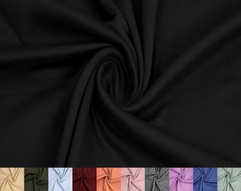 59&quot; Wide DTY Double-Sided Brushed Fabric by the Yard -180 GSM, Lightweight, Stretchy & Breathable for Apparel, Activewear. Style 668