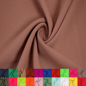 59&quot; Scuba Crepe Techno Polyester Spandex Stretch Fabric 230gsm by the Yard (SKU-702).