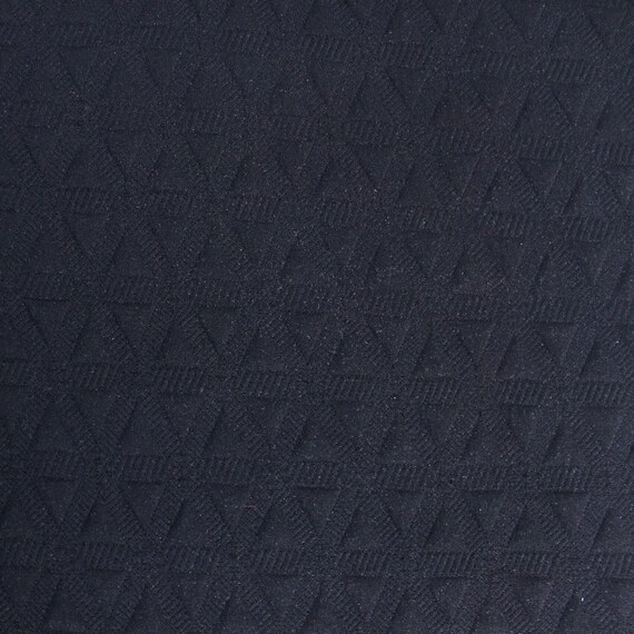 Black Jacquard Knit Stretch Fabric Style 470 | Etsy