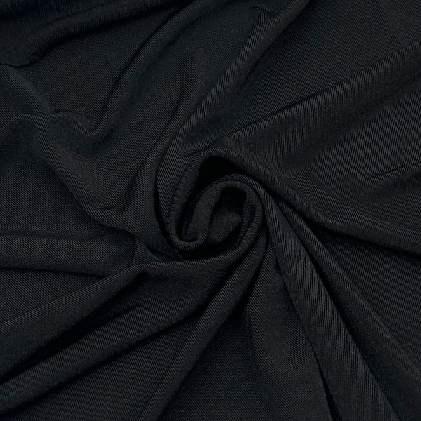 Black on Slinky Fabric by the Yard - Style 775