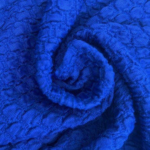 Royal Neon Bubble Textured Fabric by the Yard - Style 833