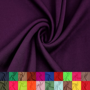 59&quot; Scuba Crepe Techno Polyester Spandex Stretch Fabric 230gsm by the Yard (SKU-702).