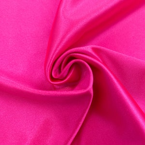 Hot Pink Stretch Shiny Casino Fabric by the Yard - Style 842